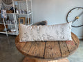 Rabbit and Wildflowers Lumbar Pillow