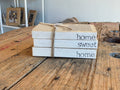 Home Sweet Home Book Stack