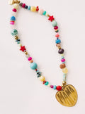 For The Moms Beaded Necklace - MAMA