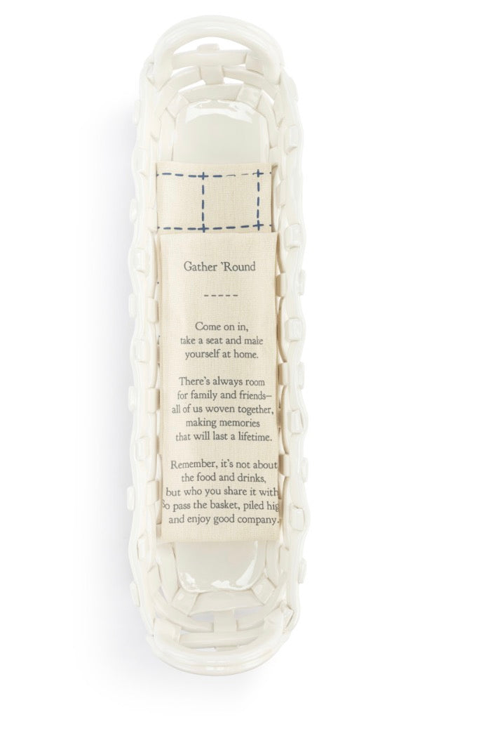 BAGUETTE BREAD BASKET W/ TOWEL