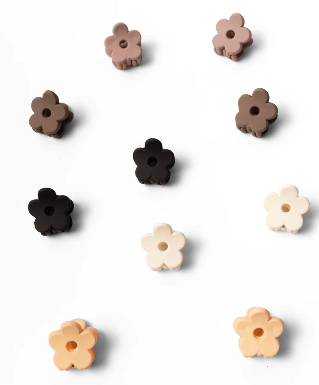 Mini Flower Clips (set of 10)