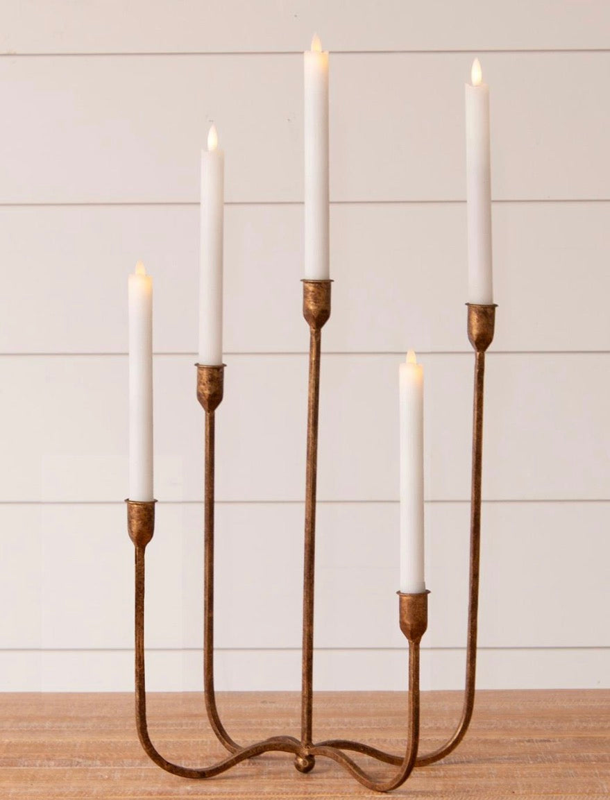 Hand Forged Metal Candelabra