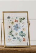 Gold Frames - Pressed Flower Print