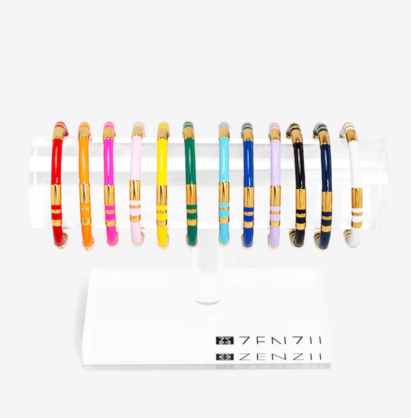 Enamel Cleopatra Cuff Bracelet