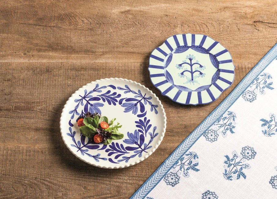Blue Floral Nested Platter