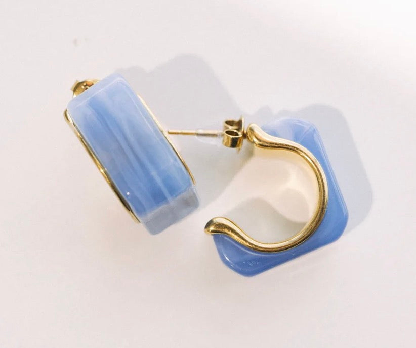Color Coded Hoop Earrings
