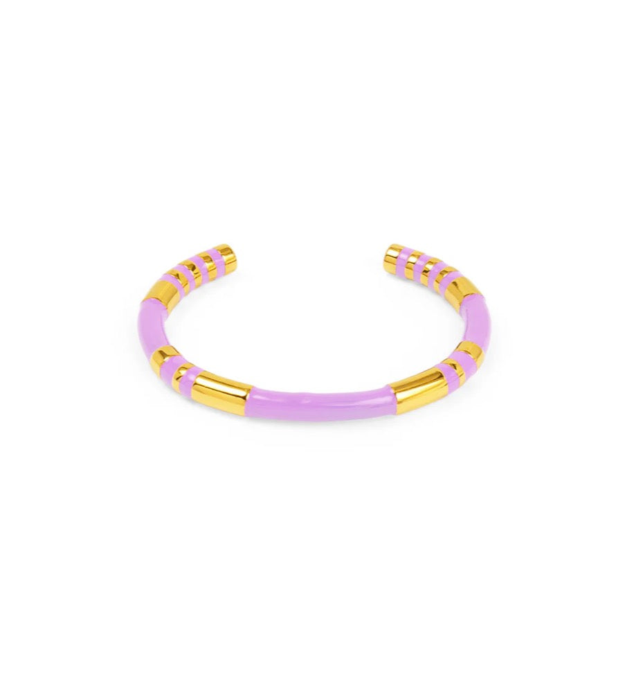 Enamel Cleopatra Cuff Bracelet