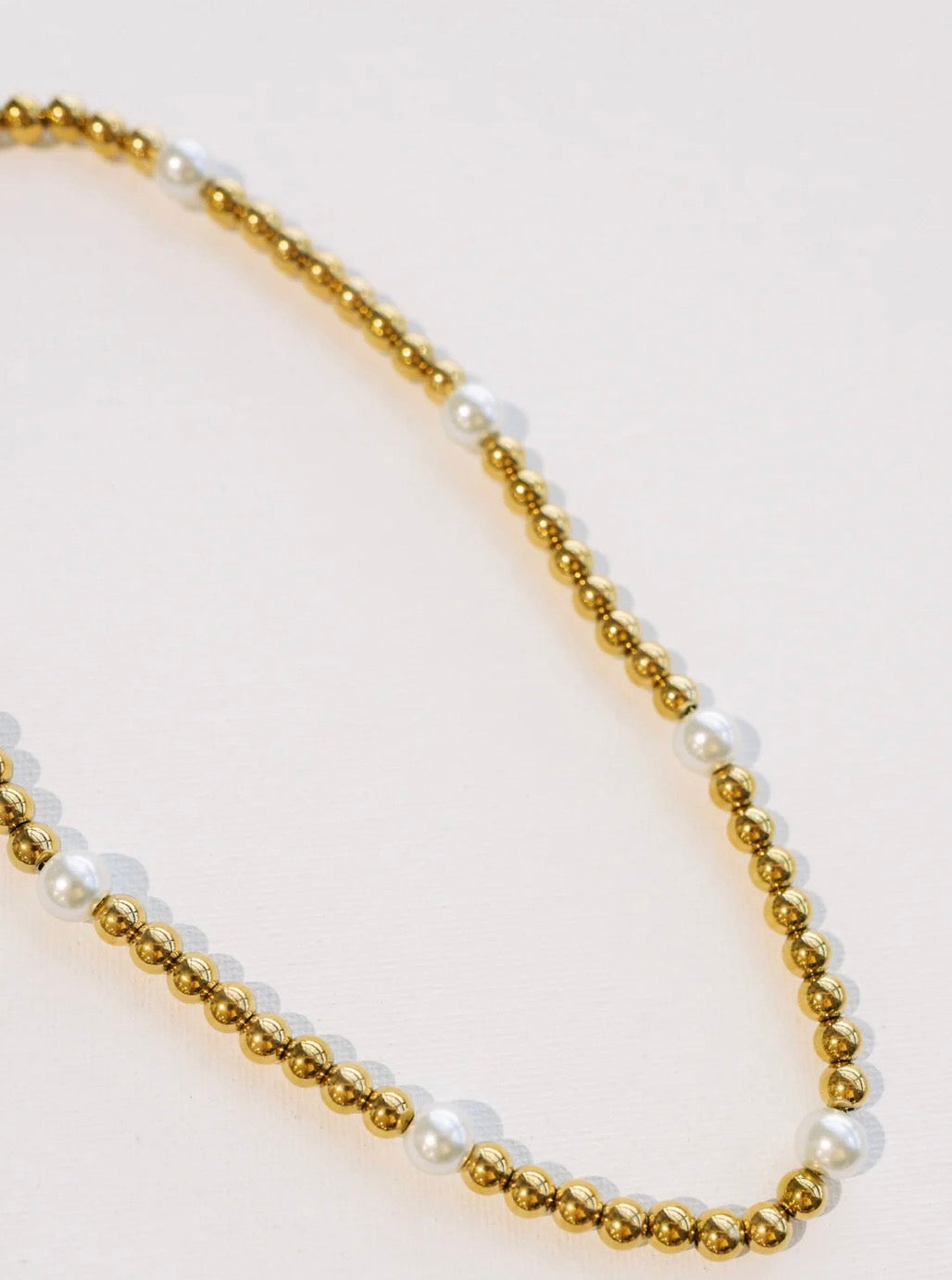 Opulent Pearl Beaded Necklace