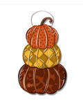 Patchwork Pumpkin Door Hanger