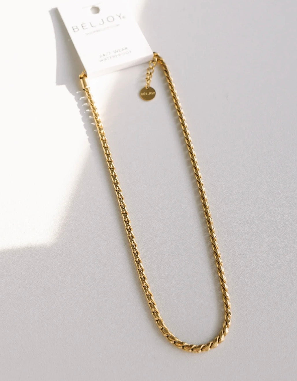 Margo Gold Rope Chain Necklace