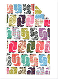 Hoedown: Double-Sided Hand Towel (white)