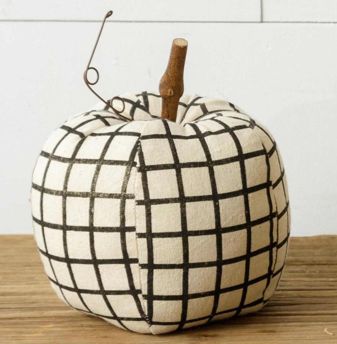 Window Pane Check Pumpkin