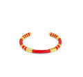 Enamel Cleopatra Cuff Bracelet