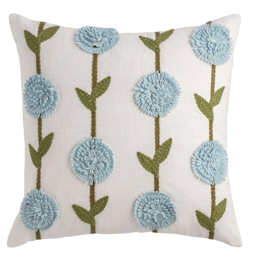 Blue Hydrangea Pillow