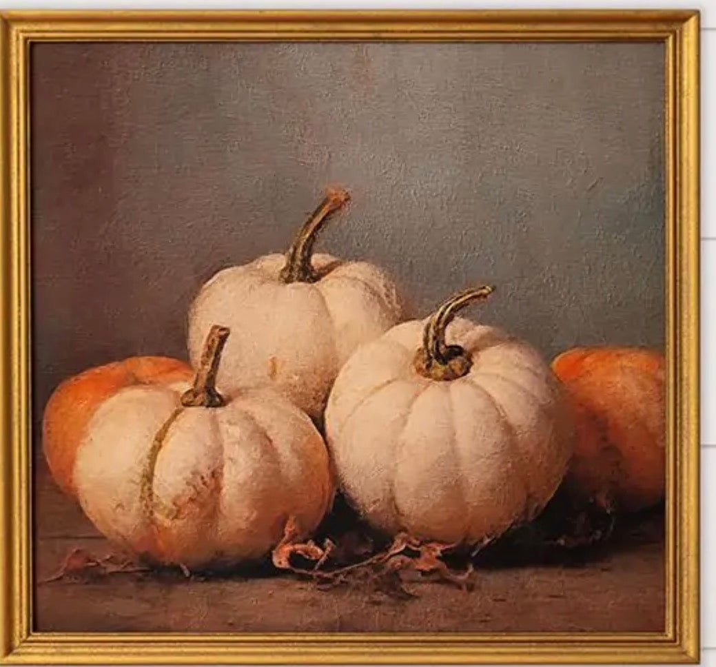 PUMPKIN STILL LIFE PICTURE