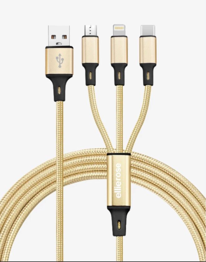3-in-1 Charging Cable (USB A)