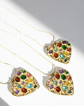 Confetti Heart Necklace