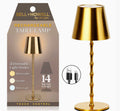 Gold Rechargeable Touch Control LED Lamp