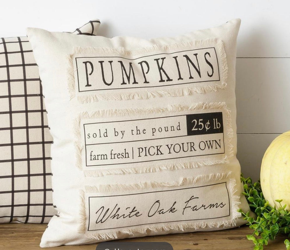 Pillow- Pick your own pumpkin