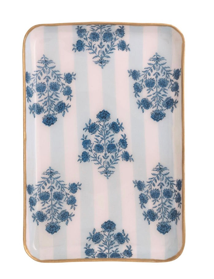 Floral Stripe Pattern Tidbit