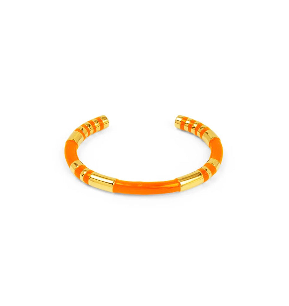 Enamel Cleopatra Cuff Bracelet
