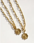 Raylee Toggle Starburst Coin Necklace