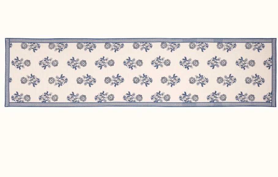 Blue Group Table Runner