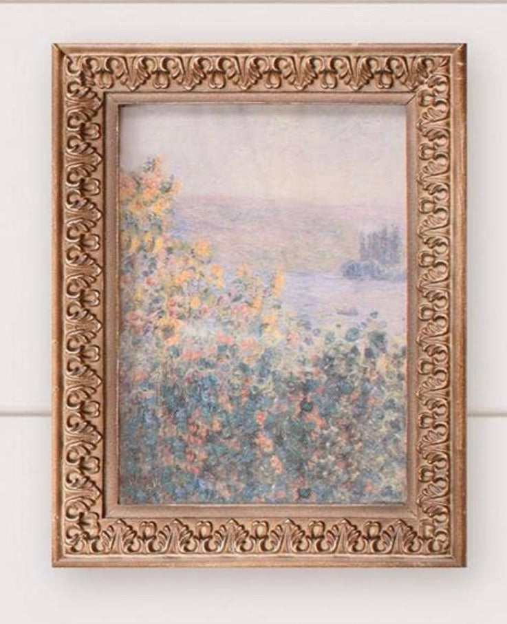 COTTAGE GARDEN LANDSCAPE FRAME PRINT