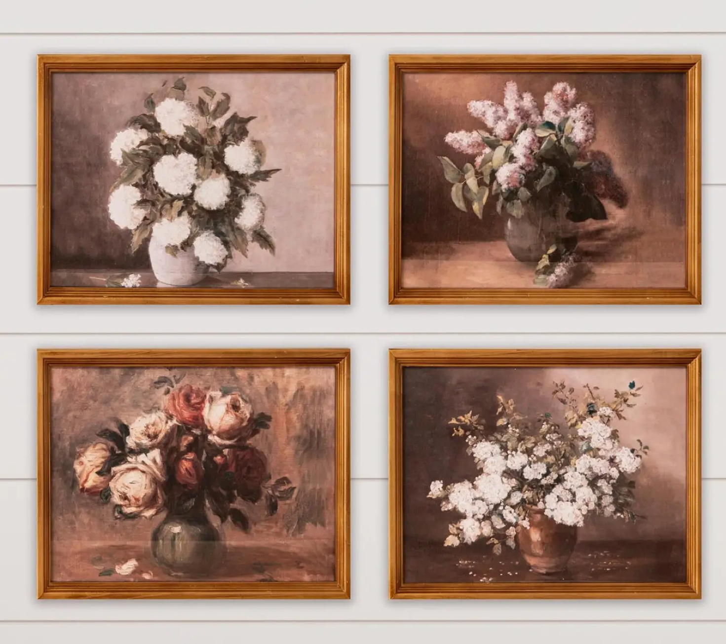 Antique Gold Framed Prints - Still Life Botanical