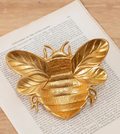 Gold Bee Trinket Tray