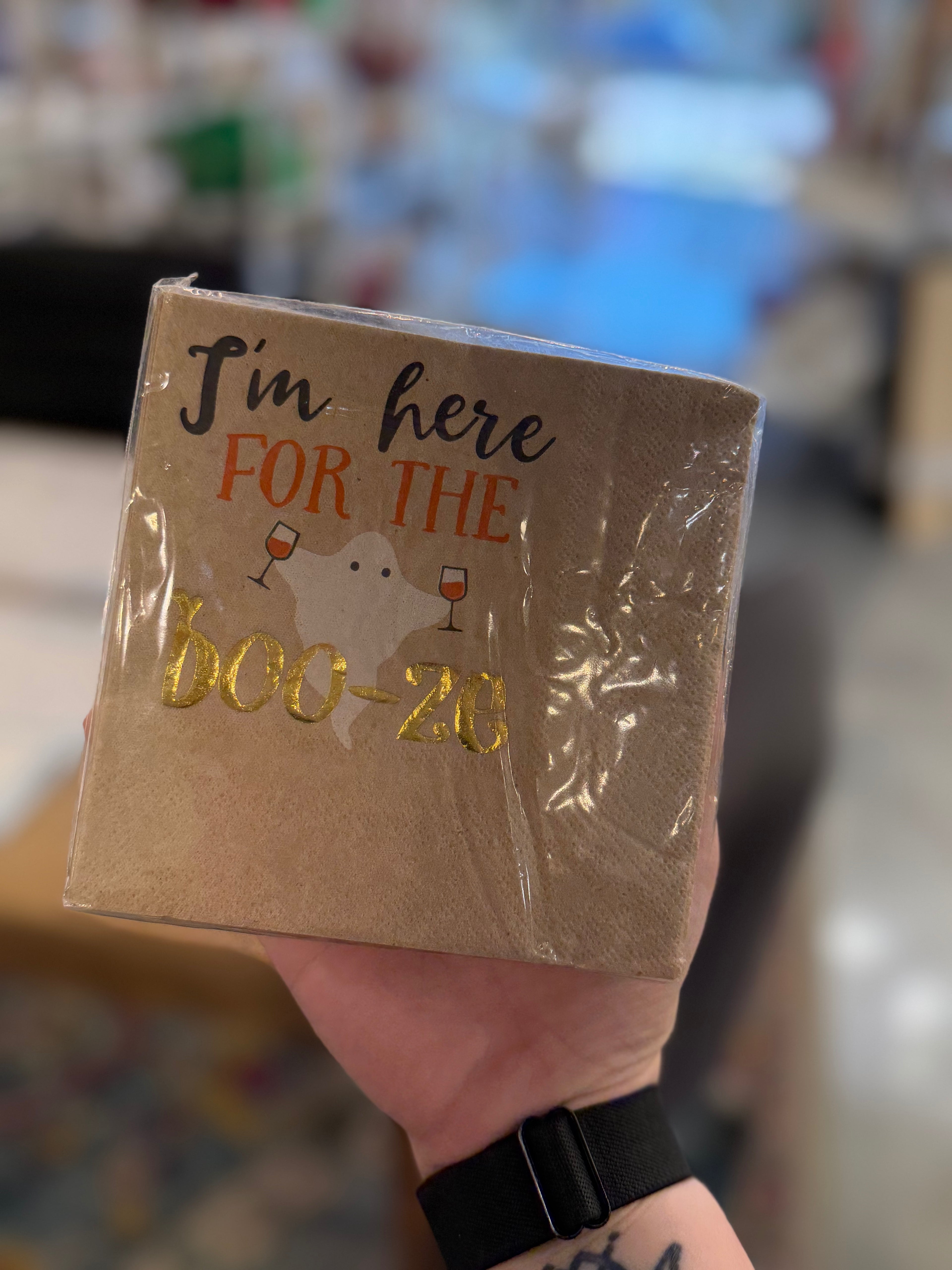 Booze Kraft Paper Napkins