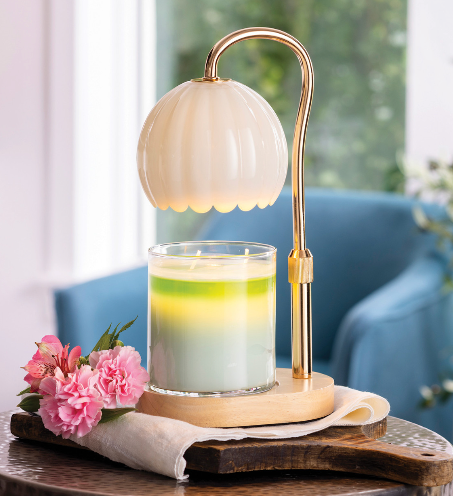 Lamp Milk Glass Candle Warmer