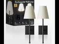 Set of 2 Fabric Smooth Shade Dimmable LED