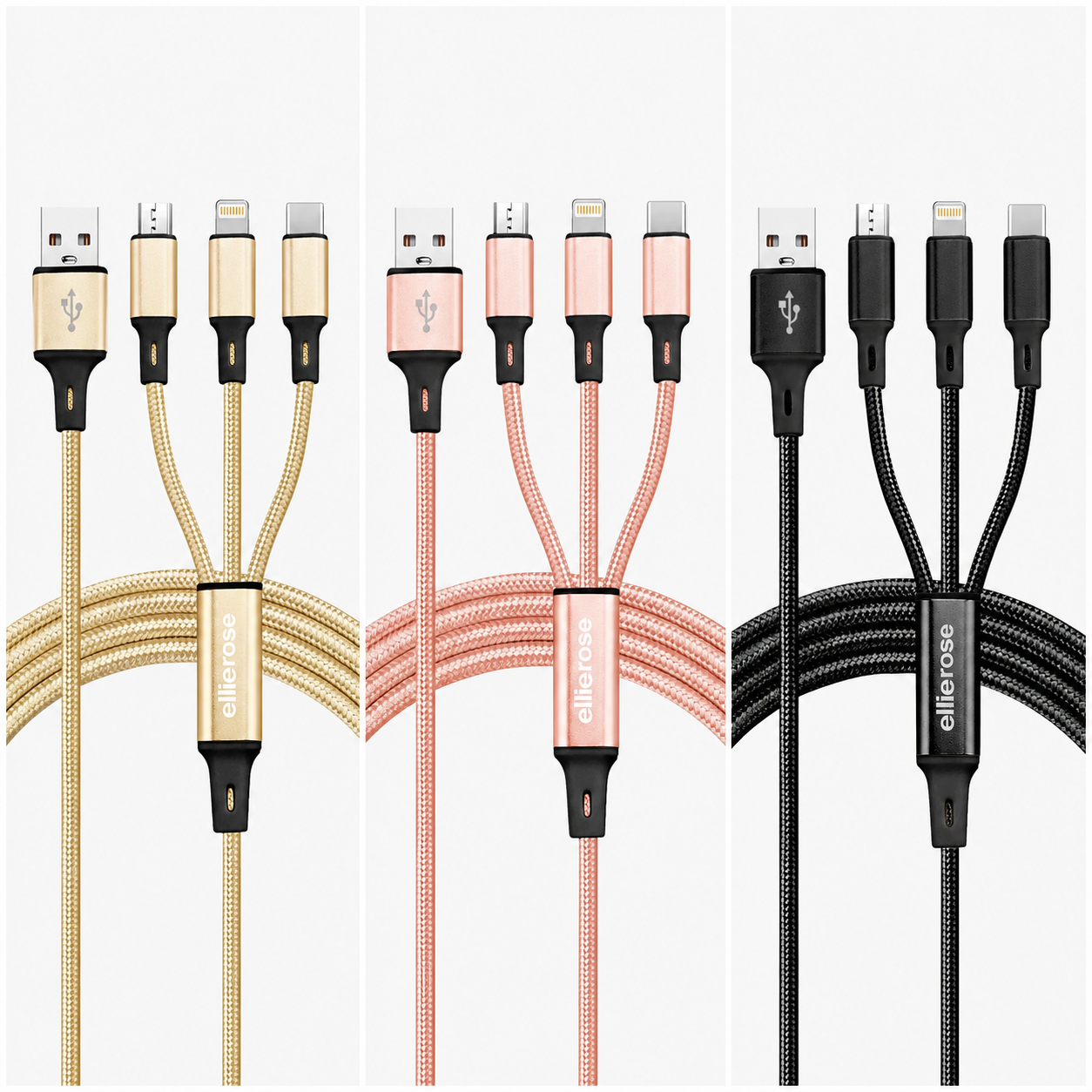 3-in-1 Charging Cable (USB A)