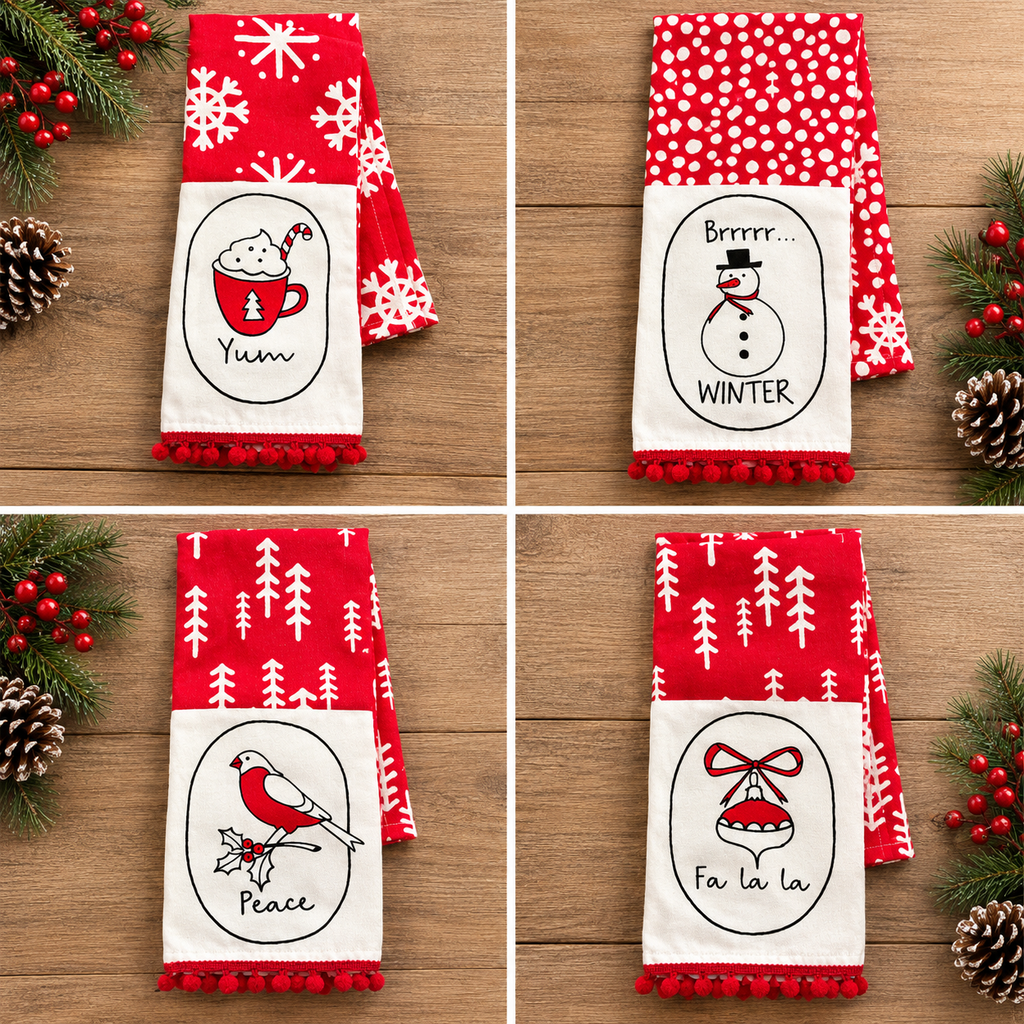 Christmas Tea Towel