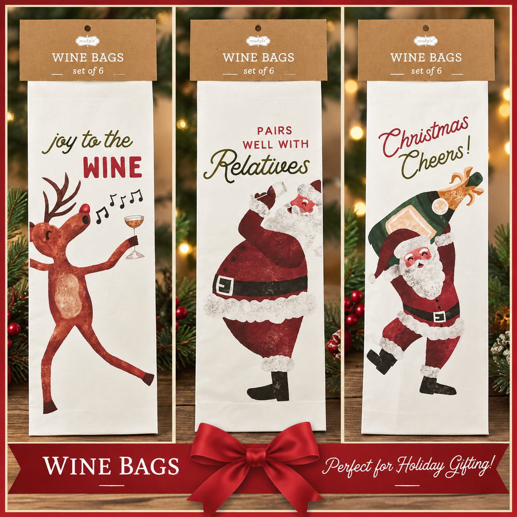 Set of 6 Wine bags