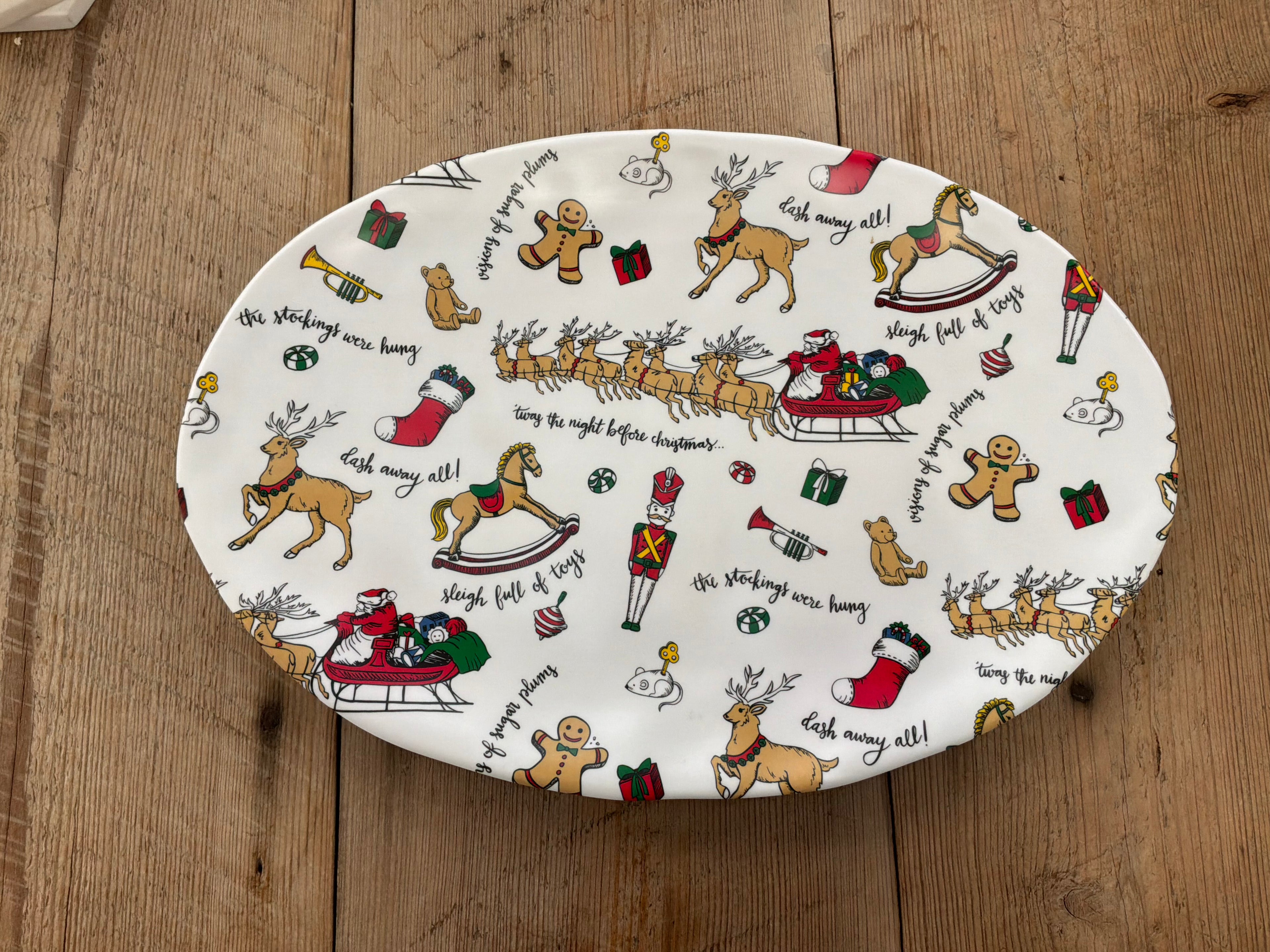 Christmas Melamine Platter
