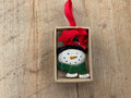 Snowman Xmas Stamped Ornament