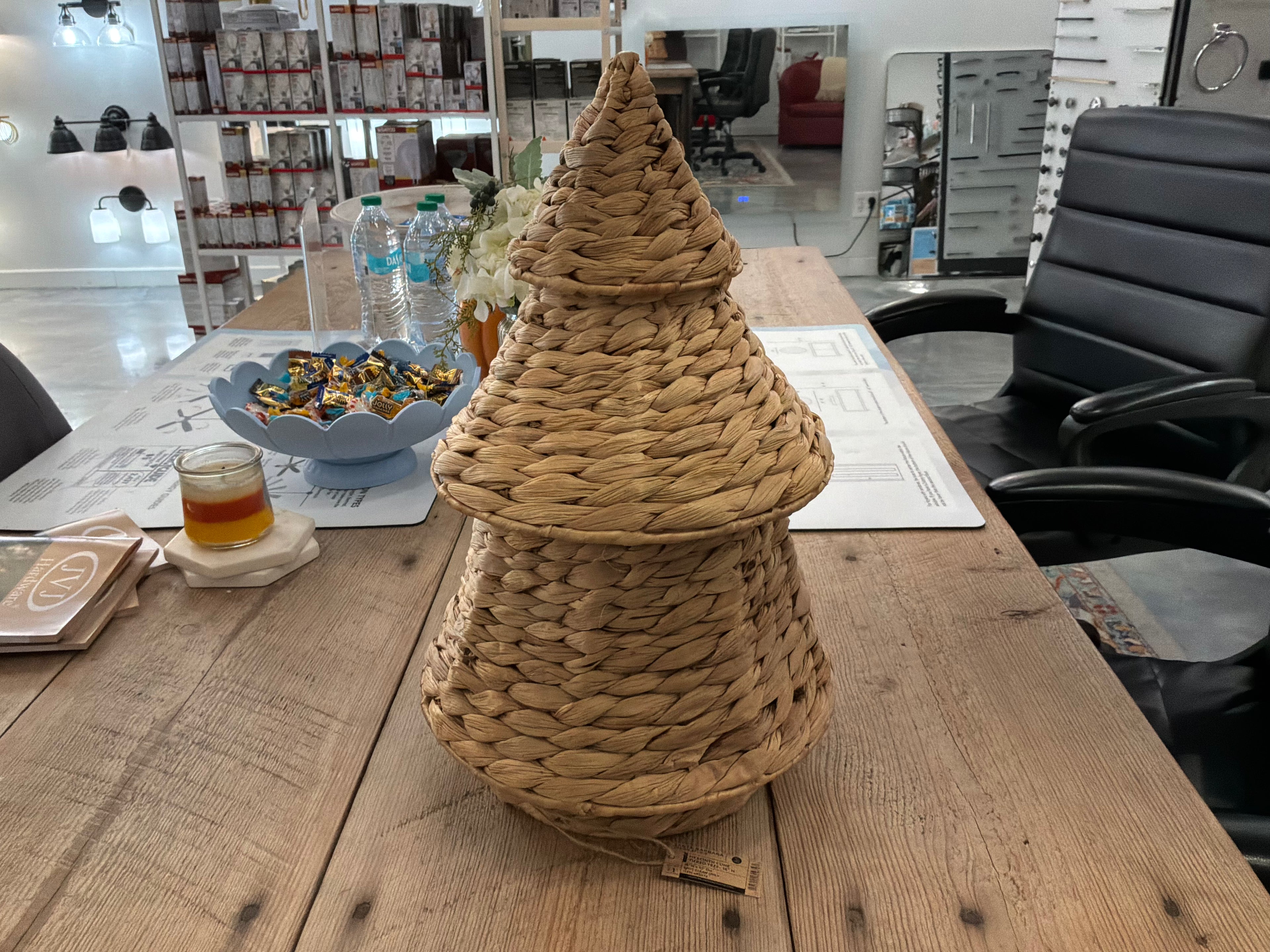 Hyacinth Cone Tiered Tree (16”)