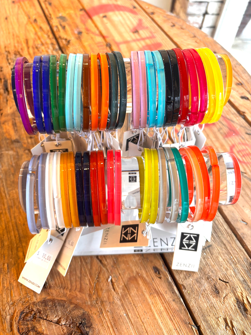 Resin Bangle Bracelet
