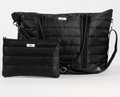 Black Puffer Triple Advisor Travel Bag