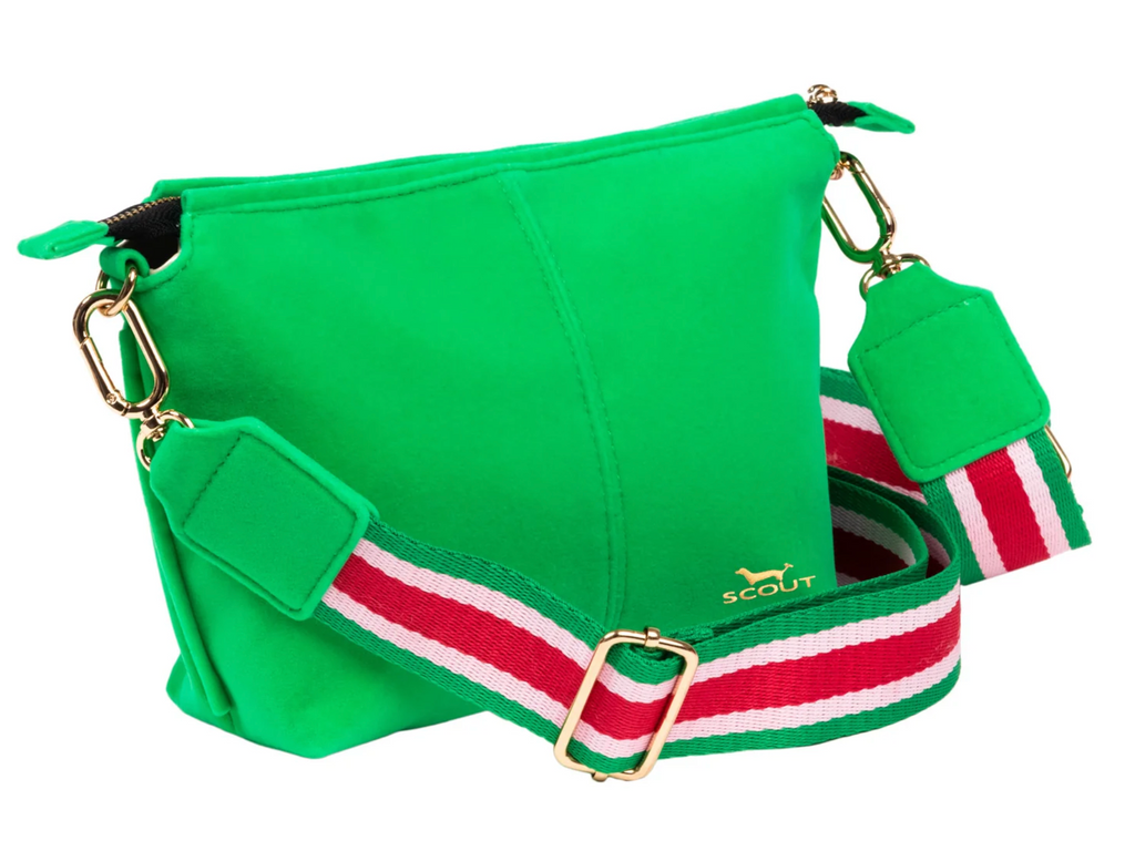 Green Velvet Emily Crossbody
