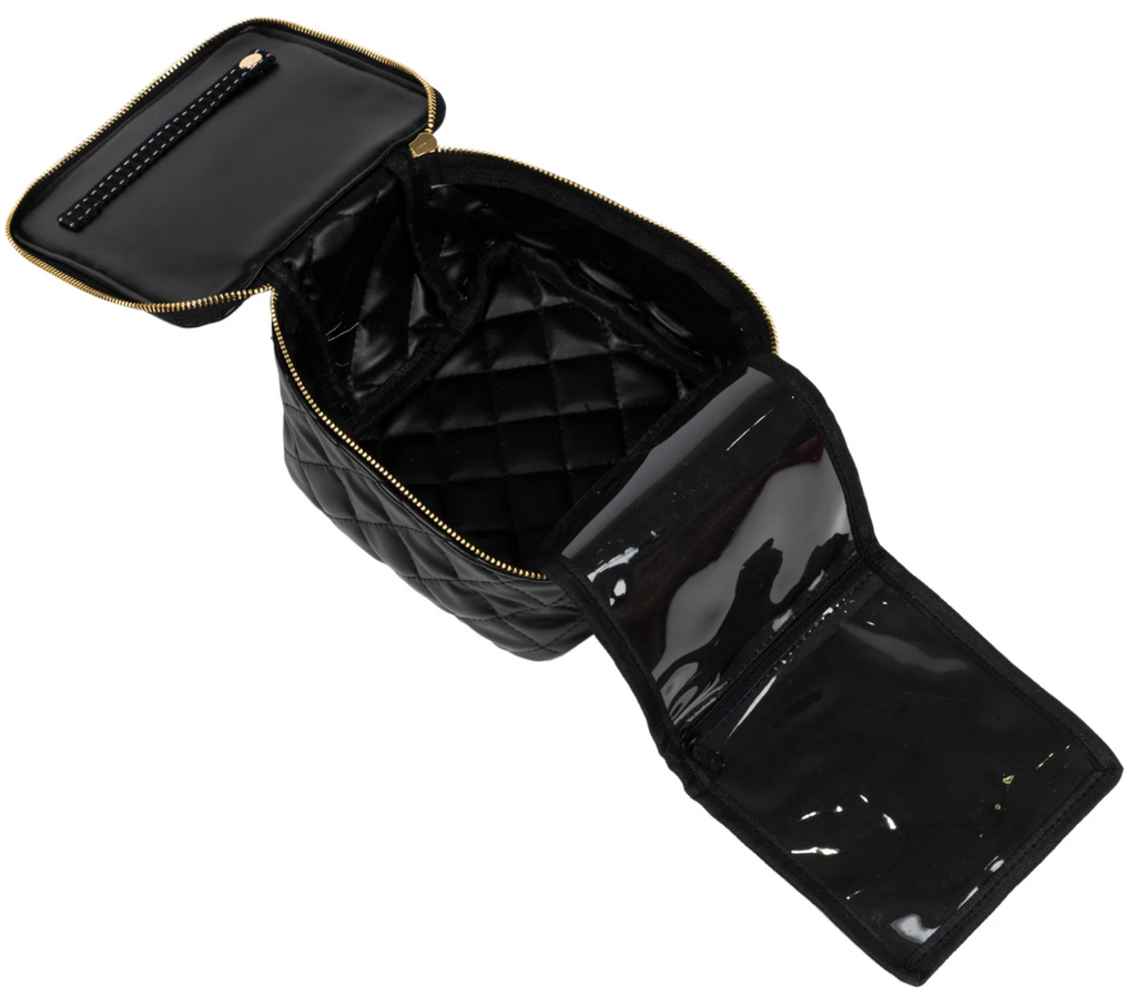 Black Quilted Hidden Gem Jewelry Case