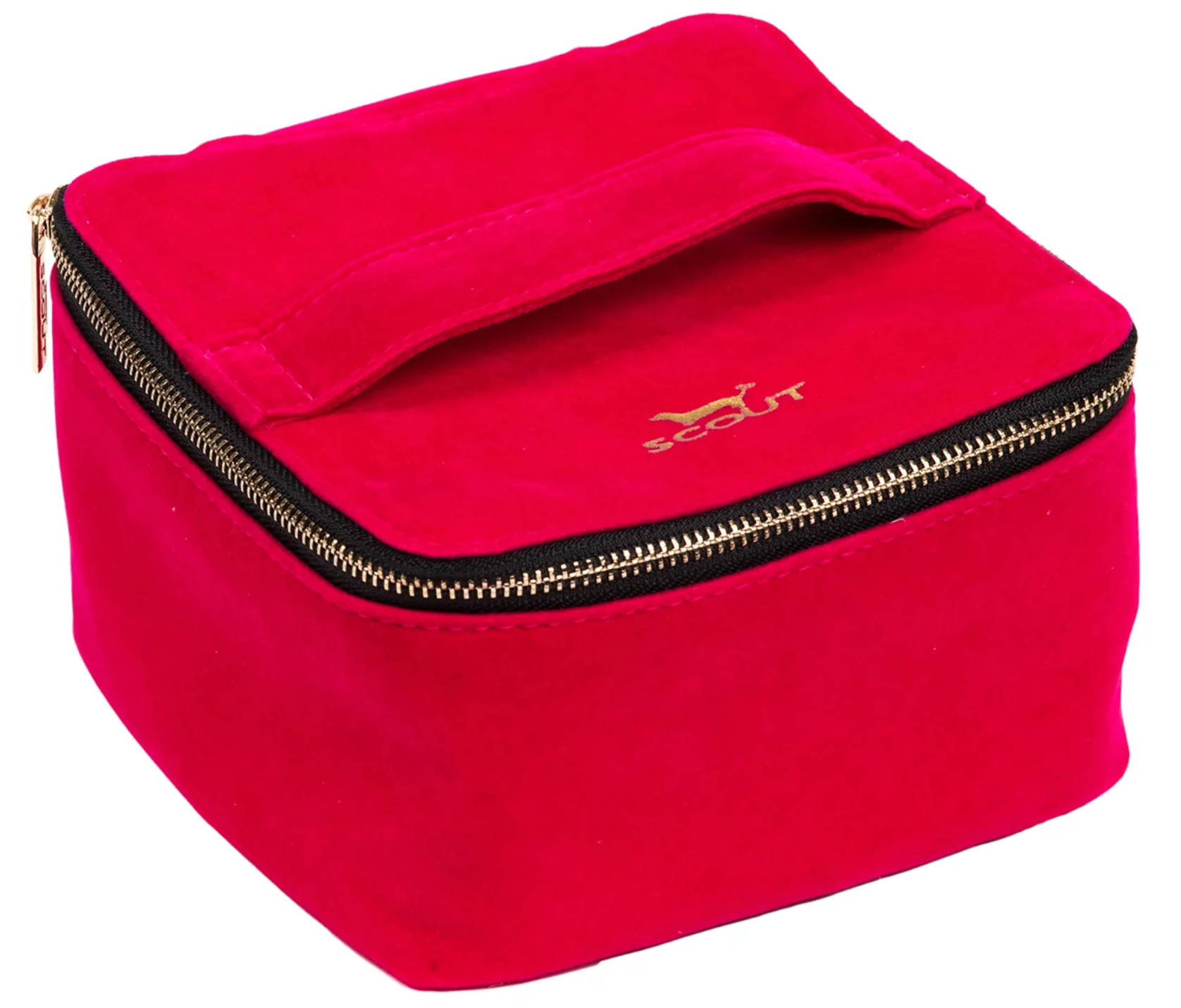 Pink Velvet Hidden Gem Jewelry Case