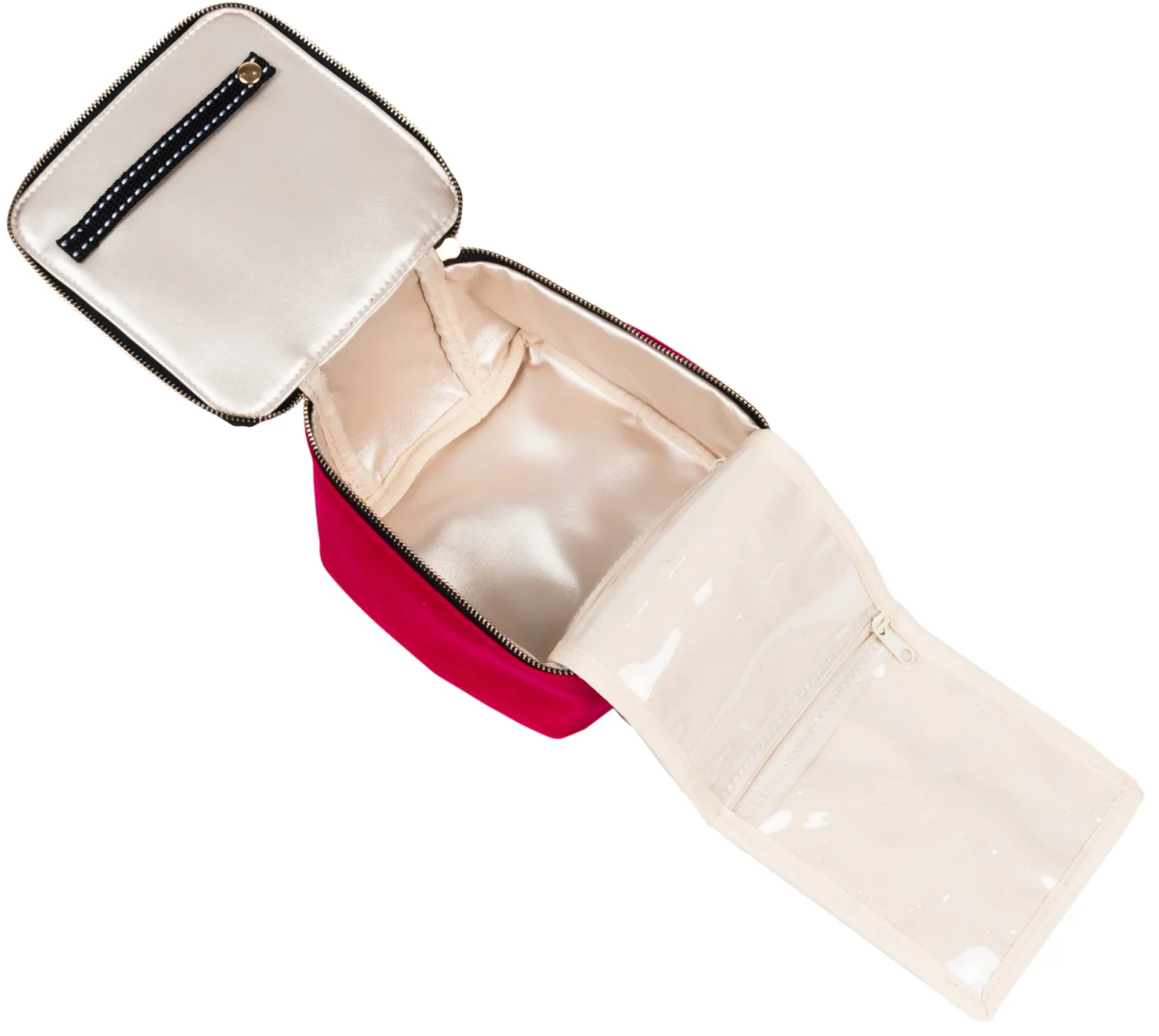 Pink Velvet Hidden Gem Jewelry Case