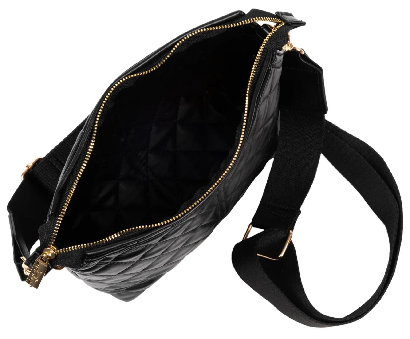 Black Quilted Emily Crossbody