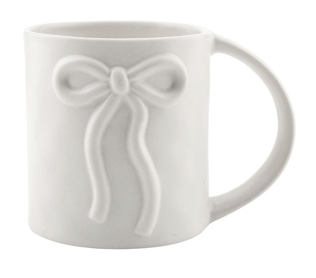 Wide Handle Bow Mug