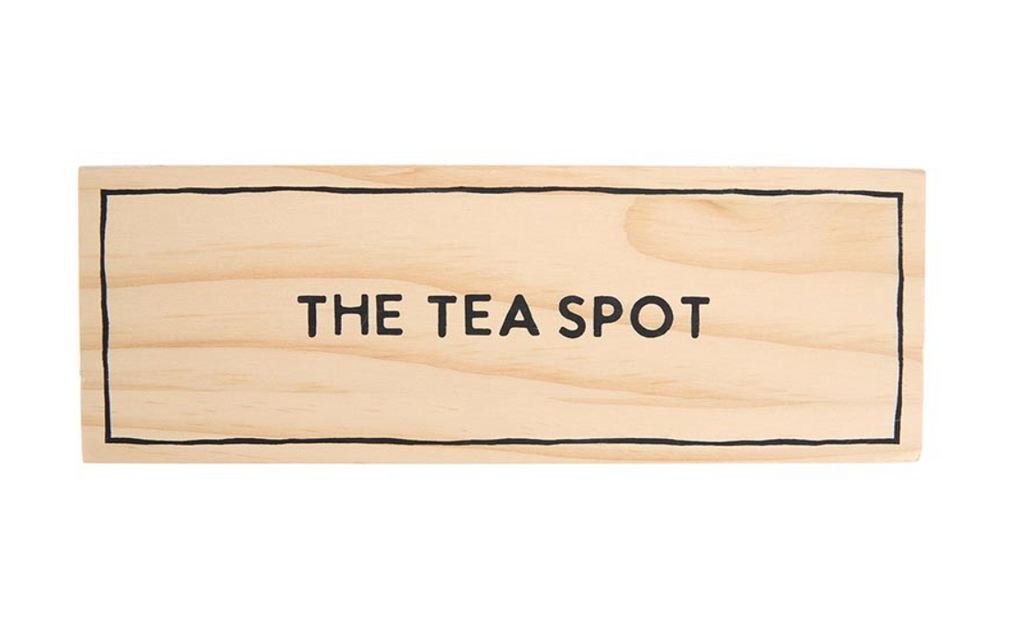 The Tea Spot Wood Tea Bag Holder