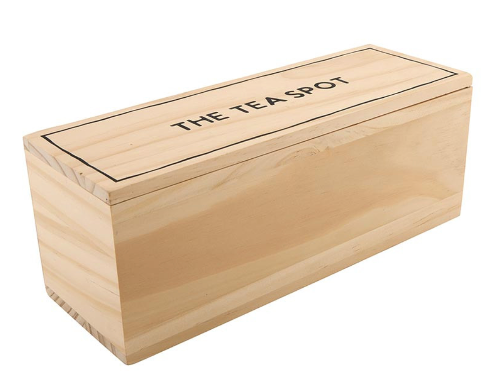 The Tea Spot Wood Tea Bag Holder