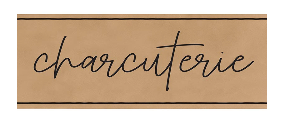 Paper Table Runner - Charcuterie